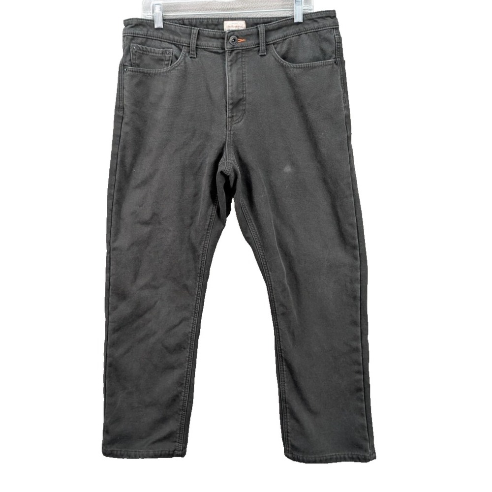 Original Weatherproof Vintage Regular Fit Men's Jeans 34x29 Straight Leg Black‎